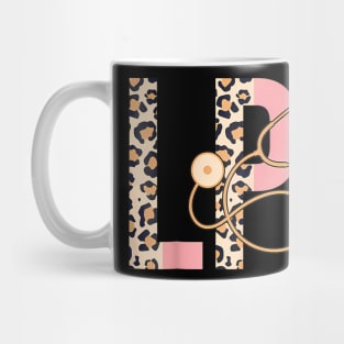 Cute Leopard LPN Licensed Practical Nurse  Week Mug